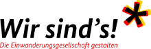 Logo Wir sind's - Einwanderungsgesellschaft gestalten Logo Wir sind's - Einwanderungsgesellschaft gestalten